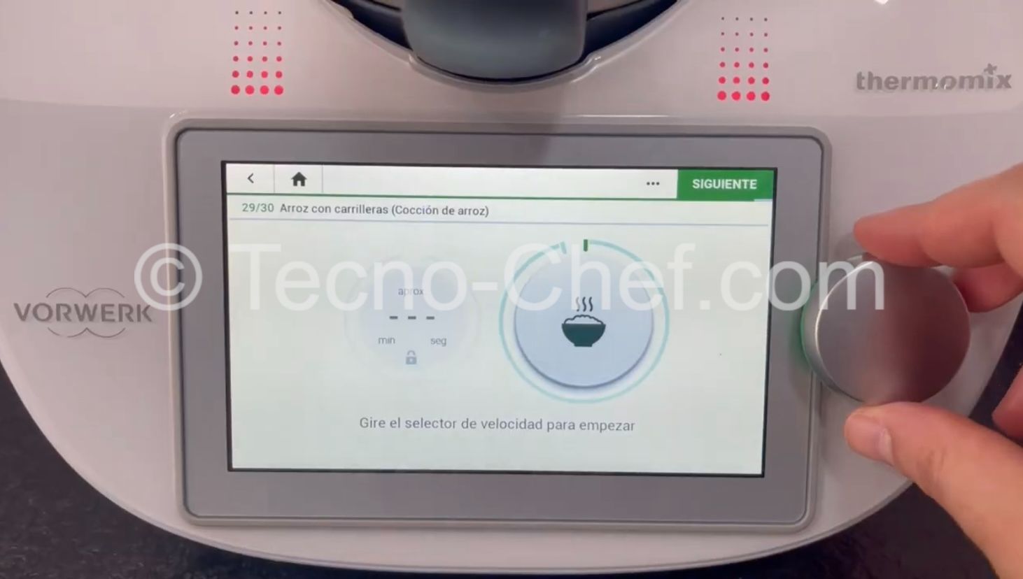 Thermomix TM6 pantalla