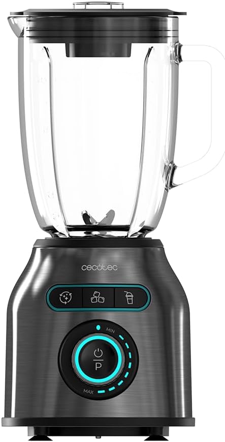 Cecotec Batidora de Vaso Power Black Titanium 2200MAX Smooth