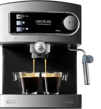 Cecotec Cafetera Express Manual con 20 Bares de Presión Power Espresso
