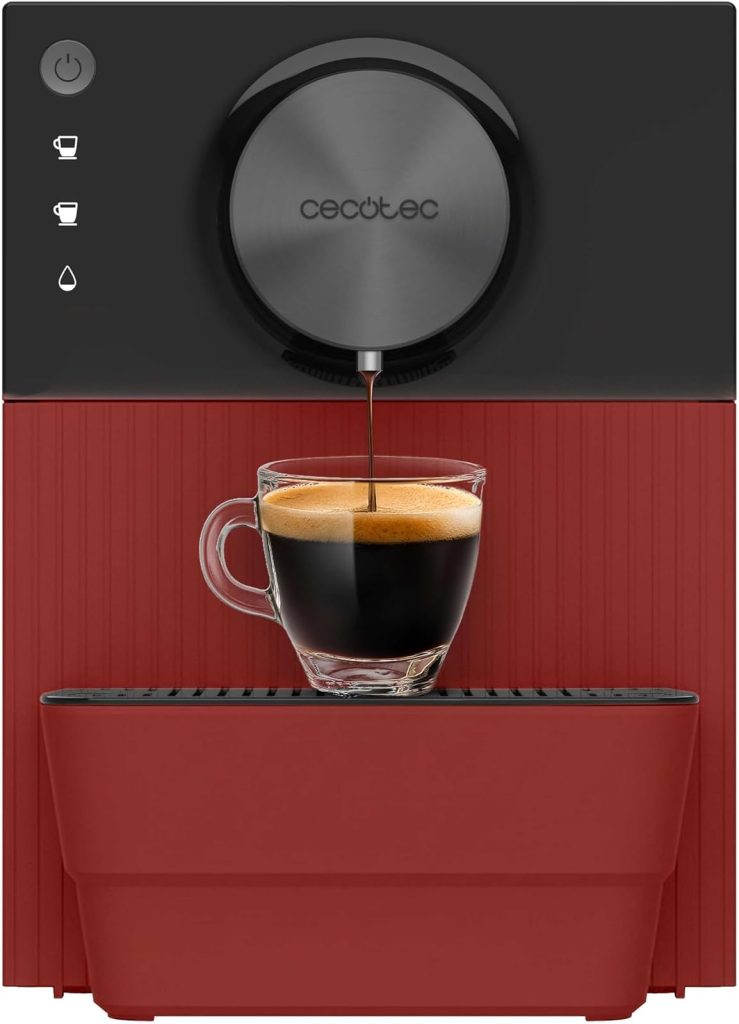 Cecotec Cafetera Superautomática Compacta Cremmaet Cube Red