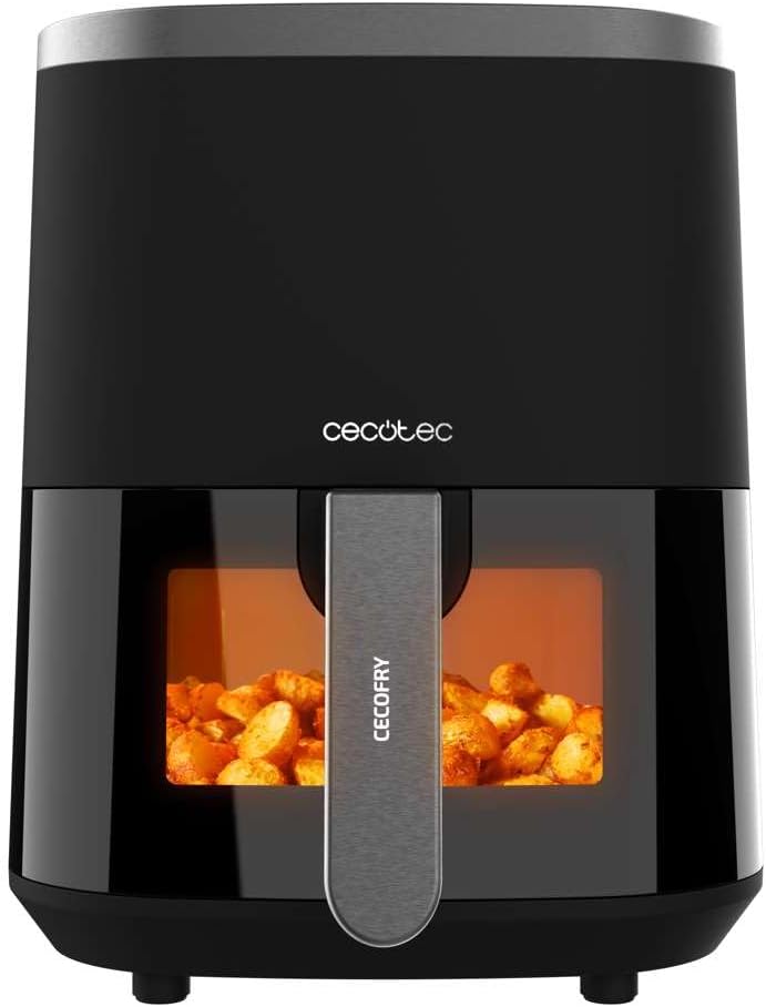 Cecotec Freidora de Aire de 4 L con Ventana Cecofry Fantastik Window 4
