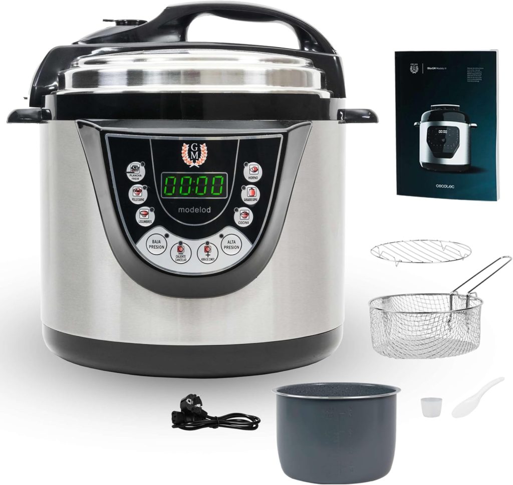 Cecotec Olla Eléctrica a Presión Programable 6L GM Olla GM D+
