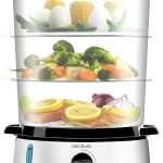 Cecotec Vaporera eléctrica Vapovita 3000 Inox