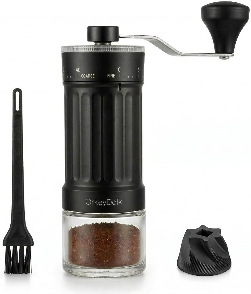 Molino de café manual externo y ajustable